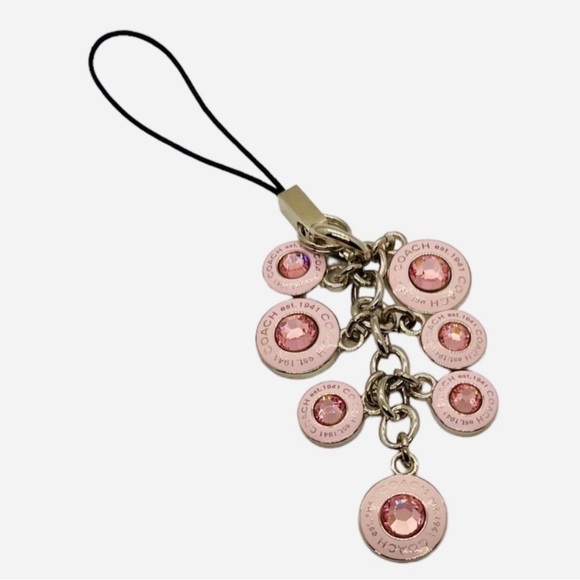 Coach Breast Cancer Awareness Purse Charm Key-fob Charm Pink Retired NW… - Picture 1 of 2